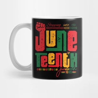 Juneteenth 1865 Words celebration Mug